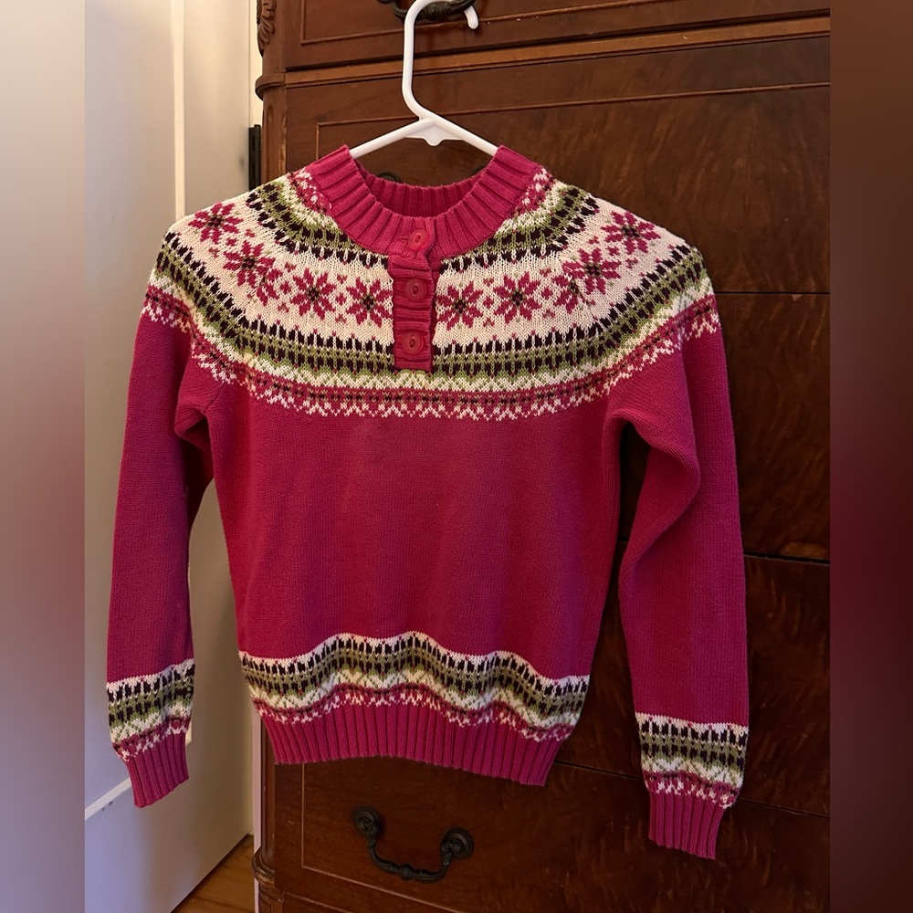 Girls Fair Isle Sweater